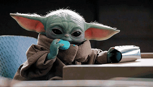 Baby Yoda Cookie GIFs | Tenor