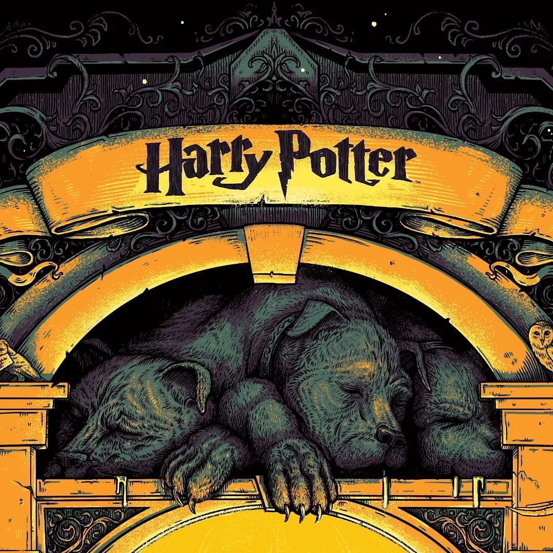 Posted @withregram • @alex_hovey_illustration .Harry Potter close ups.Out tomorrow at 12pm ET @bottleneckgallery.#bottlenec.jpg